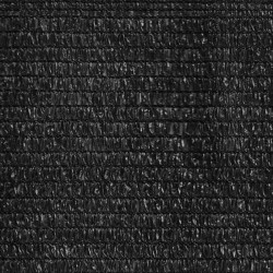 Malla de sombreo al 90% de ocultación en rollo de 1x100 metros en Color Negro.