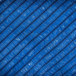 Malla de sombreo al 90% de ocultación en rollo de 1x100 metros en Color Azul.