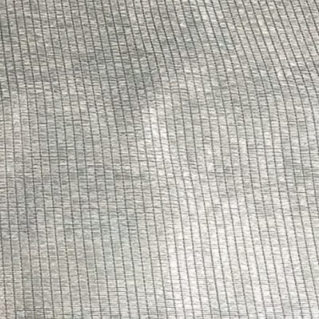 Malla de sombreo al 90% de ocultación en rollo de 3x100 metros en Color Gris Plata.