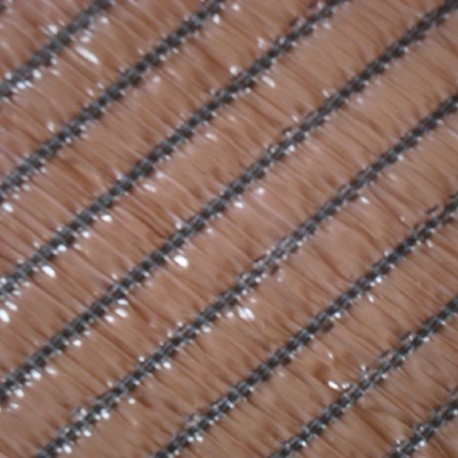 Malla de sombreo al 90% de ocultación en rollo de 2x100 metros en Color Marrón Brezo.